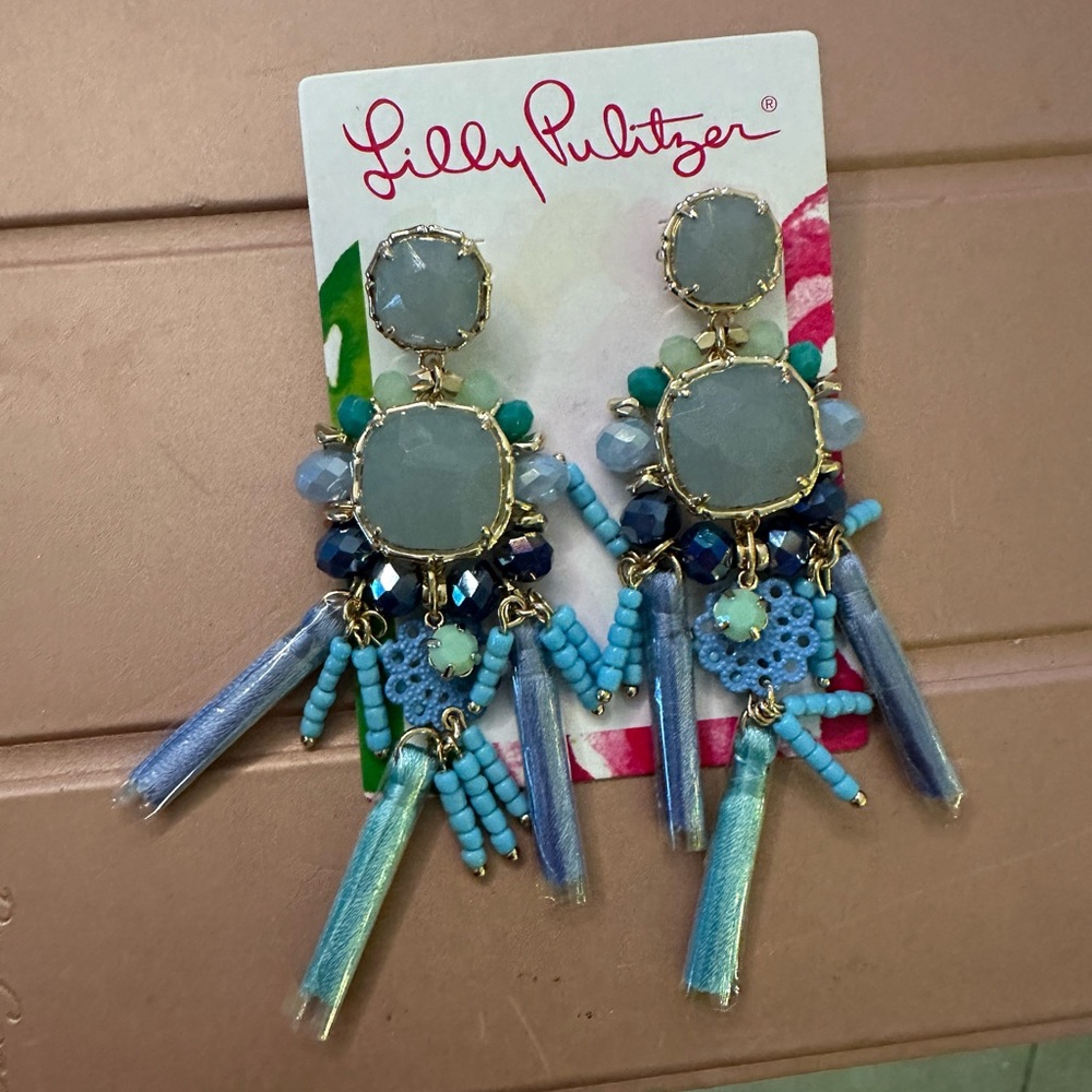 Lilly Pulitzer Waterside earrings-NEW